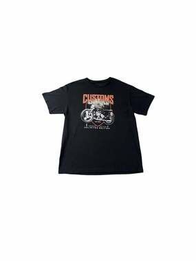 Unbranded Motorcycle Customs Graphic T-Shirt XL Black